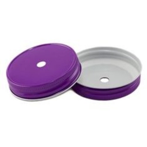 Masonjar Mason Jar regular straw deksel purple Masonjar Mason Jar regular straw deksel purple