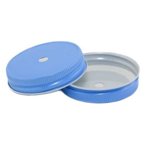 Masonjar Mason Jar regular straw deksel sky blue Masonjar Mason Jar regular straw deksel sky blue