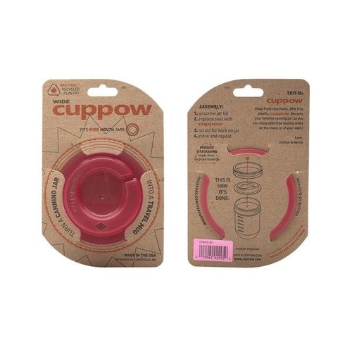 Cuppow Cuppow wide mouth pink Cuppow Cuppow wide mouth pink