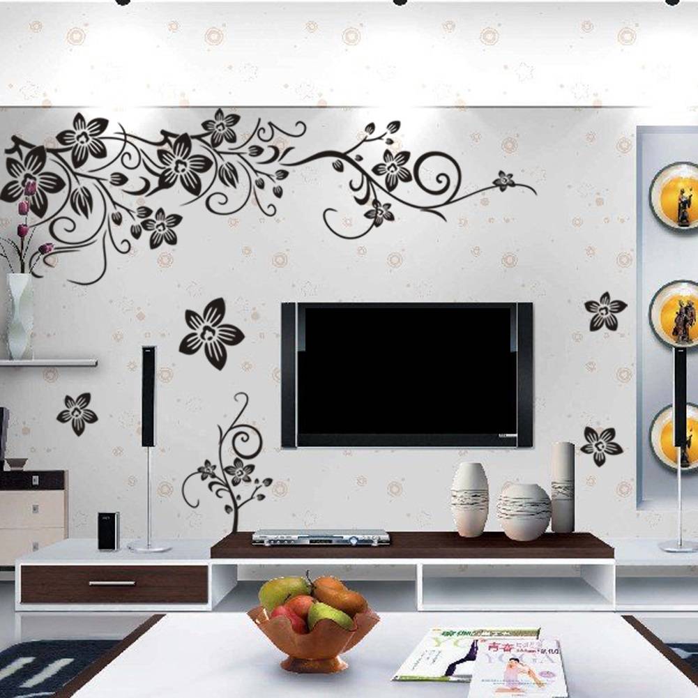Stunning Muurstickers Woonkamer Bloemen Contemporary - New Home ... Stunning Muurstickers Woonkamer Bloemen Contemporary - New Home ...