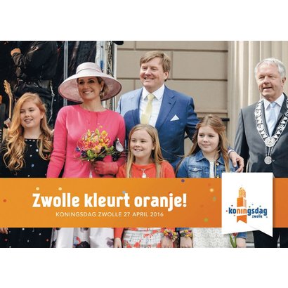 Het Koningsboek “Zwolle kleurt oranje!”