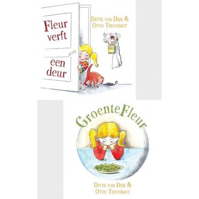 Fleur verft een deur & GroenteFleur - Ditte van Dijk & Otto Treurniet