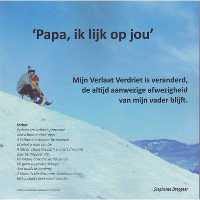 'Papa, ik lijk op jou' - Stephanie Braggaar