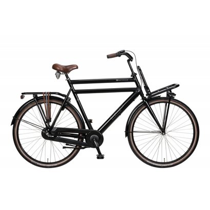 BSP Metropolis Heren 28 inch Transportfiets 56 cm RN3 Frozen Mat zwart