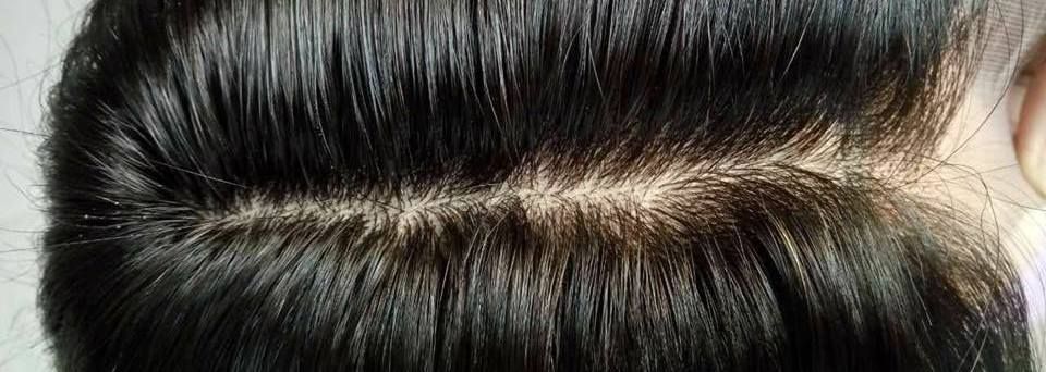 Nieuwe silk top wig