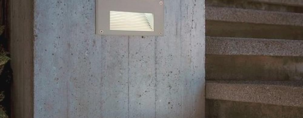 Wand inbouwspots buiten