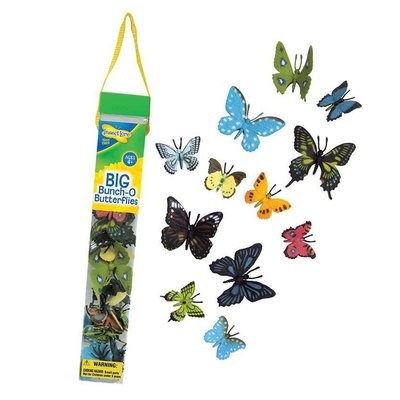 Plastic gedatailleerde vlinders