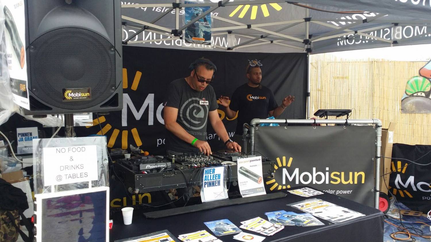 Mobisun op EDIT en Zomerfruit festival