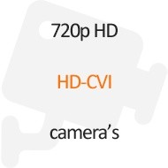 720p HD-CVI camera's