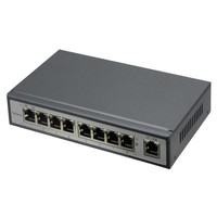 9 poort 10/100mb switch met 8 PoE poorten - IEEE802.3af