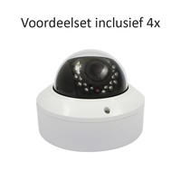 CHD-CS04D2 - 4 kanaals NVR inclusief 4 CHD-D2 IP camera's