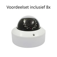 CHD-CS08D2 - 8 kanaals NVR inclusief 8 CHD-D2 IP camera's