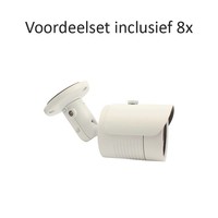CHD-CS08B3 - 8 kanaals NVR inclusief 8 CHD-B3 IP camera's