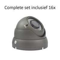 CF-CS16DC2 - 16 kanaals CVR inclusief 16 CF-DC2 camera's