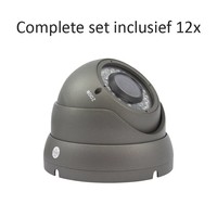 CF-CS12DC2 - 16 kanaals CVR inclusief 12 CF-DC2 camera's