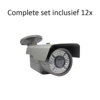 CF-CS12BC3 - 16 kanaals CVR inclusief 12 CF-BC3 camera's