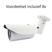 CHD-CS085MB1 - 9 kanaals NVR inclusief 8 CHD-5MB1 5 MegaPixel IP camera's