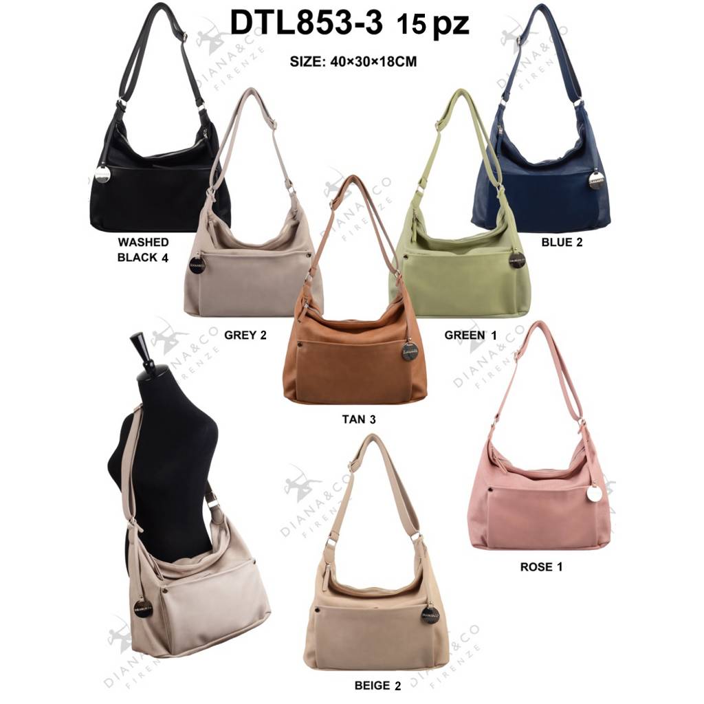 Diana&Co DTL853-3 Mixed colors 15 pcs