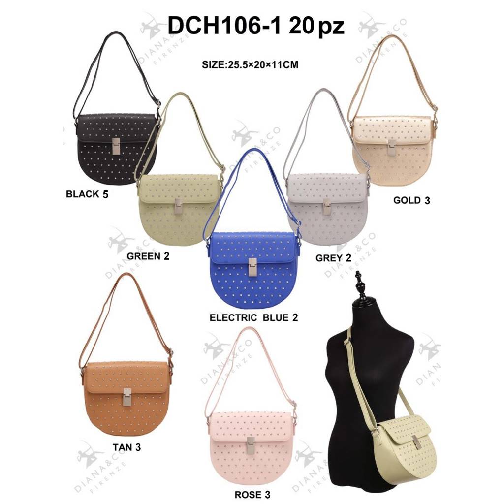 Diana&Co DCH106-1 Mixed Colors 20 pieces