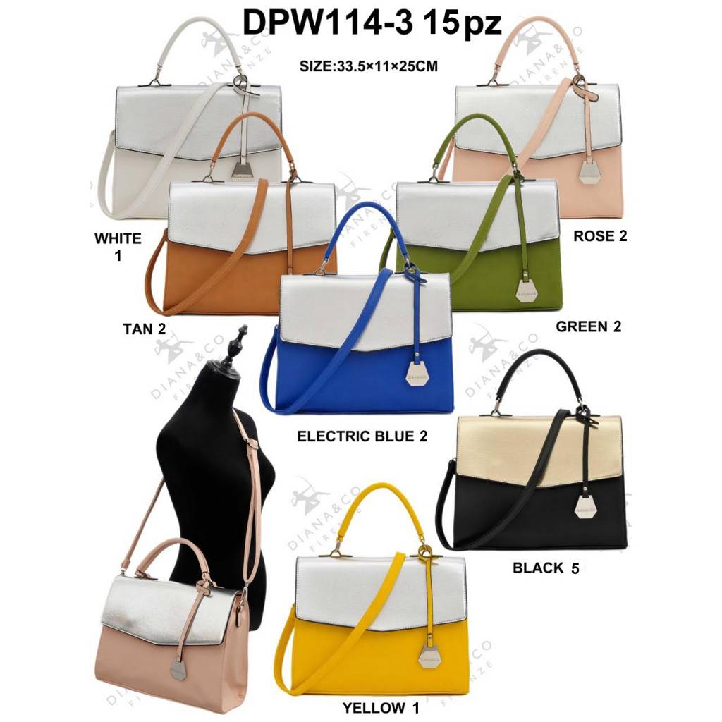 Diana&Co DPW114-3 Mixed Colors 15 Stück