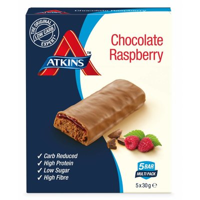 Atkins - Chocolate Raspberry reep (5 stuks)