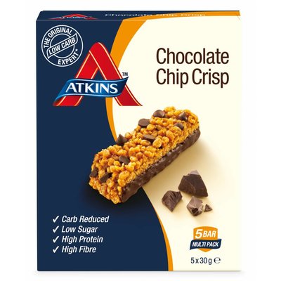 Atkins - Day Break Chocolate Chip Crisp Bar (5 repen)