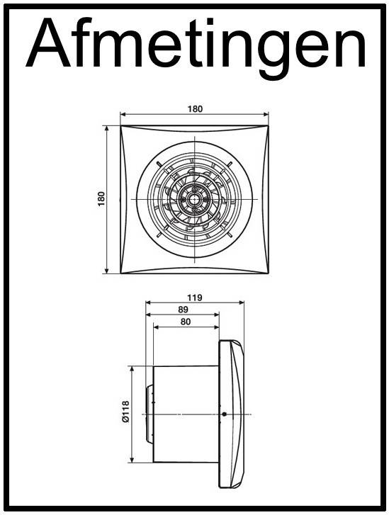 Bestel Soler + Palau Silent 200CRZ TIMER Badkamer/ toilet ventilator ... Bestel Soler + Palau Silent 200CRZ TIMER Badkamer/ toilet ventilator ...