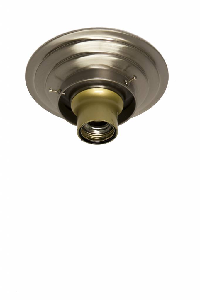 Plafondring mat nikkel, voor opstaande rand lampglas met diameter 8 cm Lamplord Plafondring mat nikkel, voor opstaande rand lampglas met diameter 8 cm Lamplord