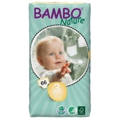 Bambo Bambo Nature Babyluier midi 3, 5-9 kg (33 stuks)