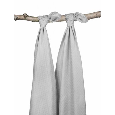Little Naturals by Jollein Hydrofiel multidoek bamboe grijs LN (2pack)