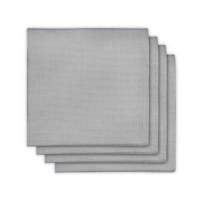 Little Naturals by Jollein Hydrofiel luier bamboe grijs LN (4pack) 70 x 70cm.