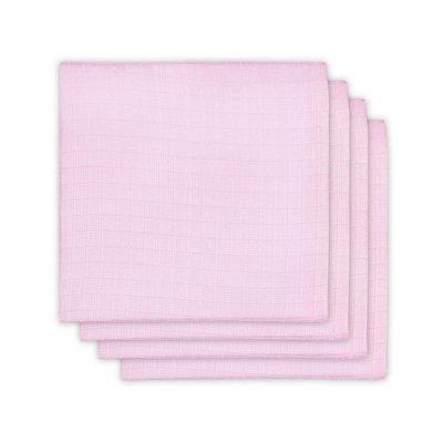 Little Naturals by Jollein Hydrofiel luier bamboe lichtroze LN (4pack) 70x70 cm