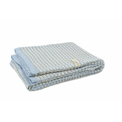 Little Naturals by Jollein Deken LN 100x150cm mixed blue/sand/off-white