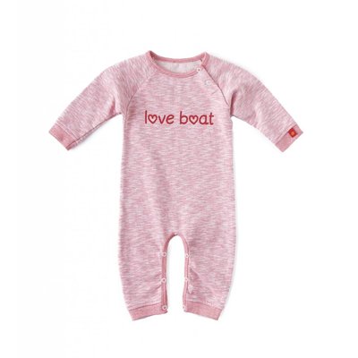 Little Label Sweat pyjama / boxpakje – lichtroze gemêleerd