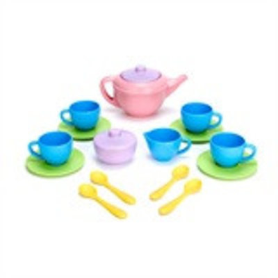 Green Toys Theeservies Speelset - PINK TEAPOT