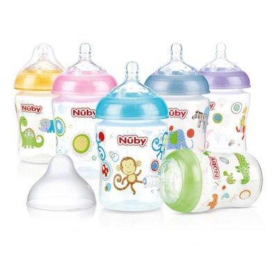 nuby Zuigfles SoftFlex antikoliekspeen slow flow 270ml