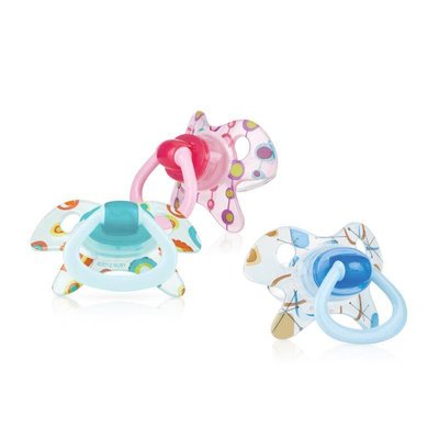 nuby Fopspeen Geo Orthodontisch - 0-6m