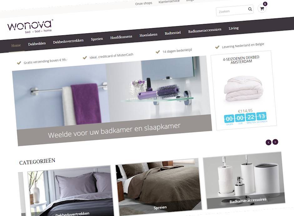 Wonova.nl is vernieuwd