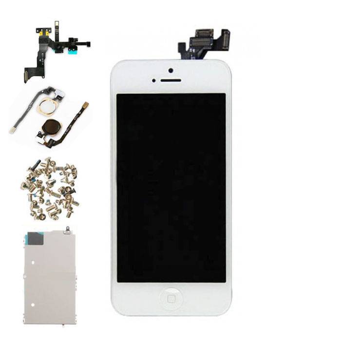 Écran pré-assemblé pour iPhone 5 (écran tactile + LCD + pièces) AA + Qualité - Blanc
