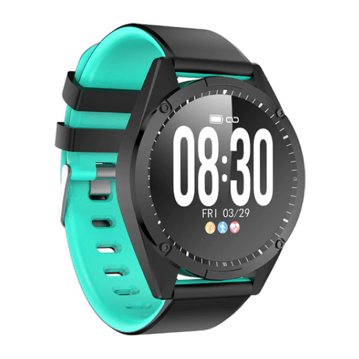 Sports Smartwatch Fitness Sport Activity Tracker Smartphone Horloge iOS Android iPhone Samsung Huawei Blauw