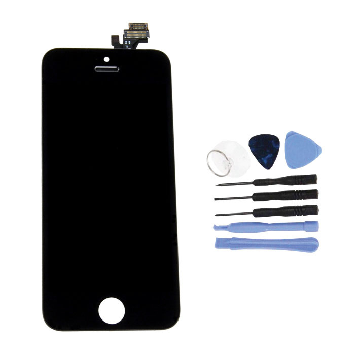 Écran iPhone 5 (écran tactile + LCD + Pièces) A + Qualité - Noir + Outils