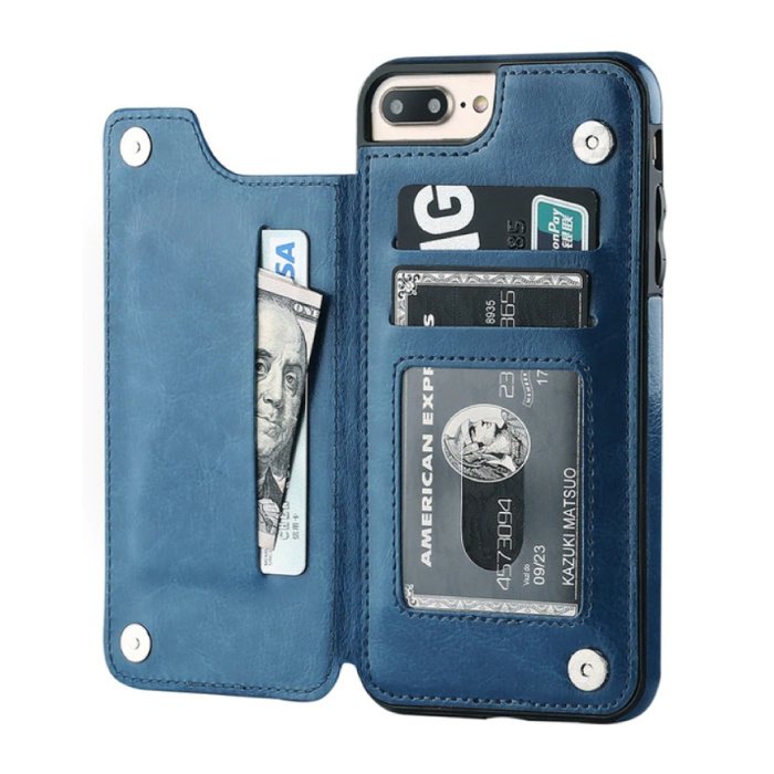 Druif Gezond Inpakken iPhone 6 Leren Flip Case Portefeuille - Wallet Cover Cas Hoesje | Stuff  Enough.be