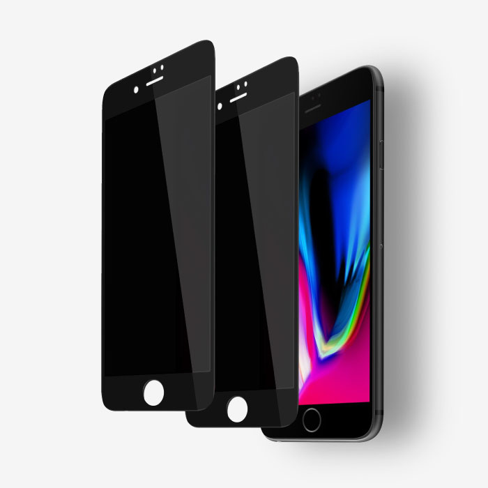 2-Pack iPhone SE (2020) Privacy Screen Protector Full Cover - Tempered Glass Film Tempered Glass Glasses