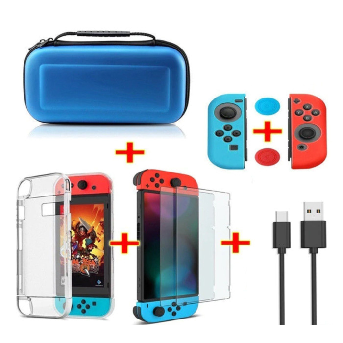 Custodia trasparente brillante Compatibile con Nintendo Switch Lite