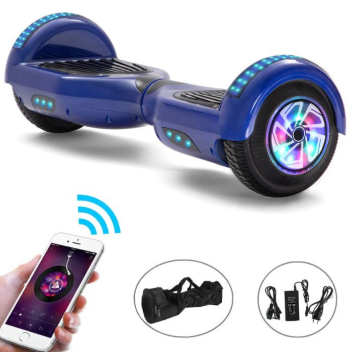 Electric E Scooter Hoverboard with Bluetooth Speaker 6.5