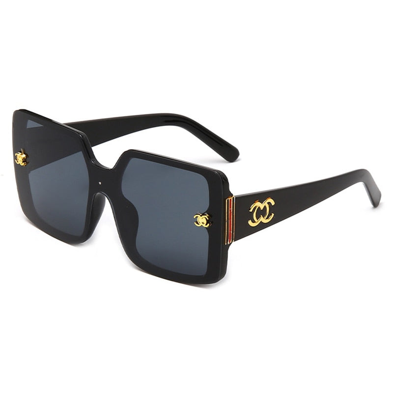 Gafas de Sol Vintage con Emblema Dorado para Hombre Gafas Retro Gradiente Stuff Enough.be