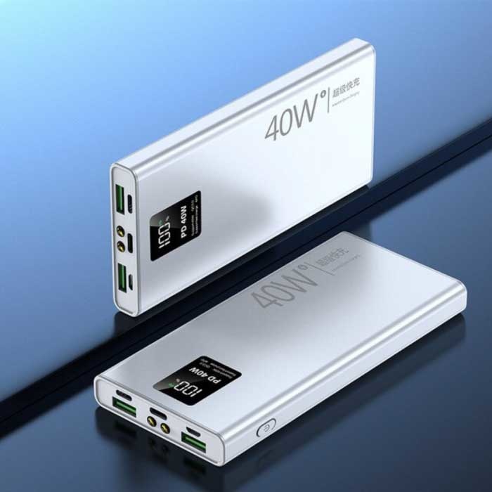 Banco de Energía Solar 80.000mAh con 2 Puertos USB - Linterna Incorporada -  Batería Externa de Emergencia Cargador de Baterías Cargador Sol Negro 