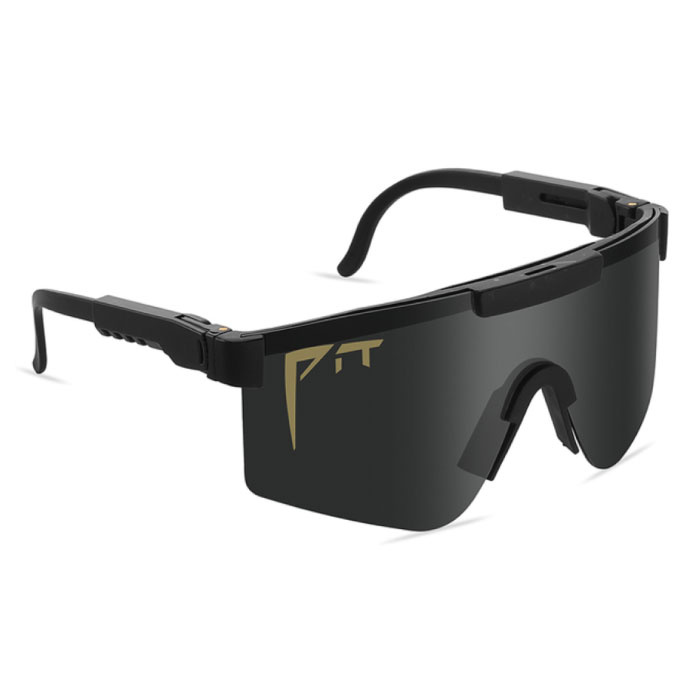 Gepolariseerde Zonnebril - Fiets Ski Sport Bril Shades UV400 Zwart