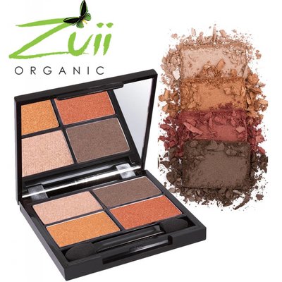 Zuii Organic Quad Eyeshadow Palette Fresh