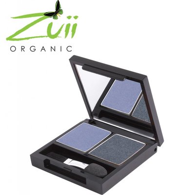 Zuii Organic Duo Eyeshadow Palette Denim